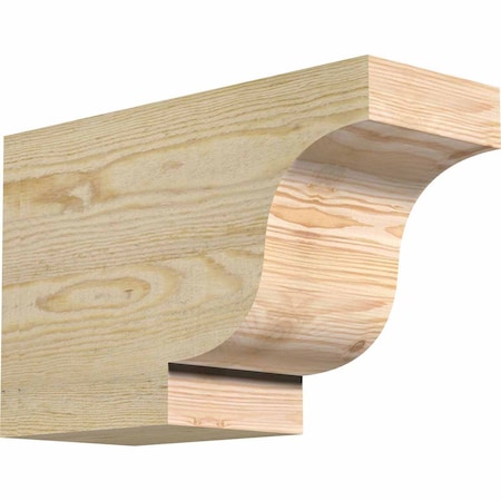 Ekena Millwork Newport Rough Sawn Rafter Tail, Douglas Fir, 6"W x 10"H x 16"L RFT06X10X16NEW00RDF